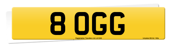 Registration number 8 OGG